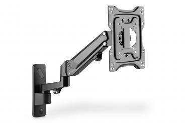 Universelle Monitor-Wandhalterung mit Gasdruckfeder und Schwenkarm 