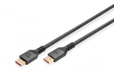 16K DisplayPort Anschlusskabel, Version 2.1,  1m, 80G, schwarz 