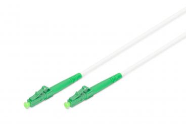 Glasfaser Patchkabel, stahlarmiert, simplex, singlemode, LC/APC – LC/APC, 10 m 