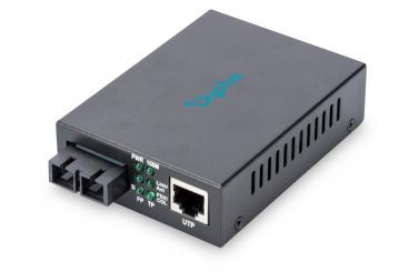 Fast Ethernet Medienkonverter, RJ45 / SC 