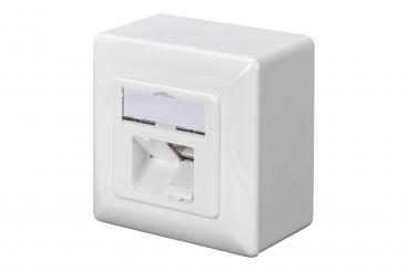 CAT 5e, Klasse D, Datendose, geschirmt, Aufputz 