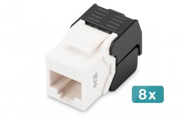 CAT 6 Keystone Modul, ungeschirmt - 8 Stk. 