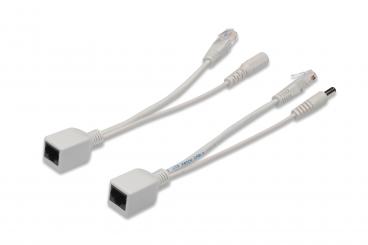 Passives PoE-Kabelset, Splitter + Injektor 