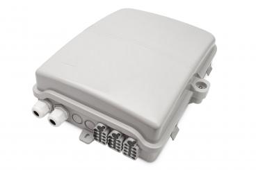 FTTH Distributionsbox für Außen - 24 LC/Duplex oder 24 SC/Simplex Kupplungen 
