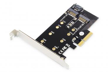 M.2 NGFF / NVMe SSD PCI Express 3.0 (x4) Add-On Karte 